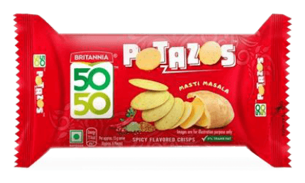 Britannia 50-50 savoury crackers pack
