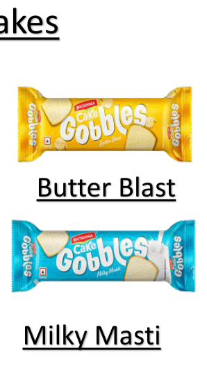 Britannia Veg Bar Cakes pack