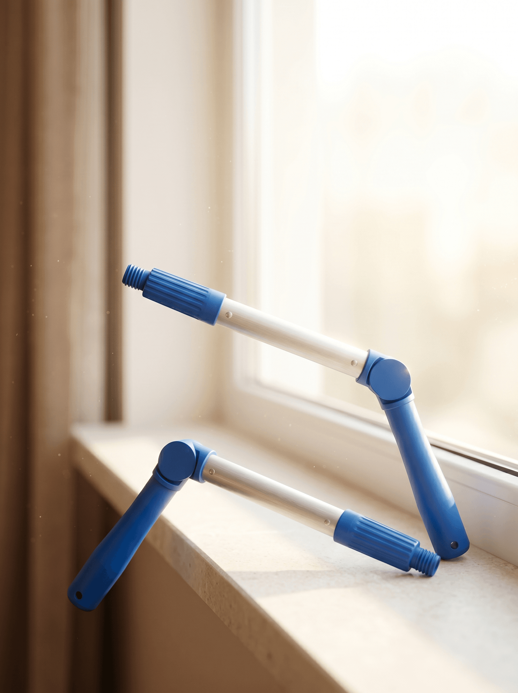Angle-adjustable articulated cleaning tool