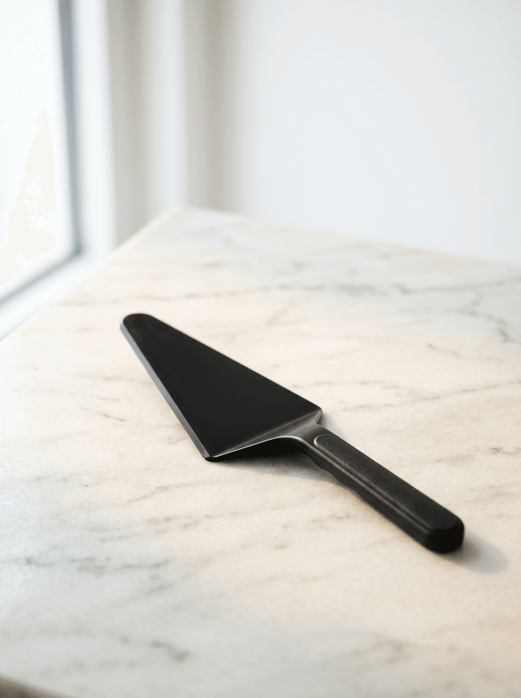 PP plastic triangle cake server spatula