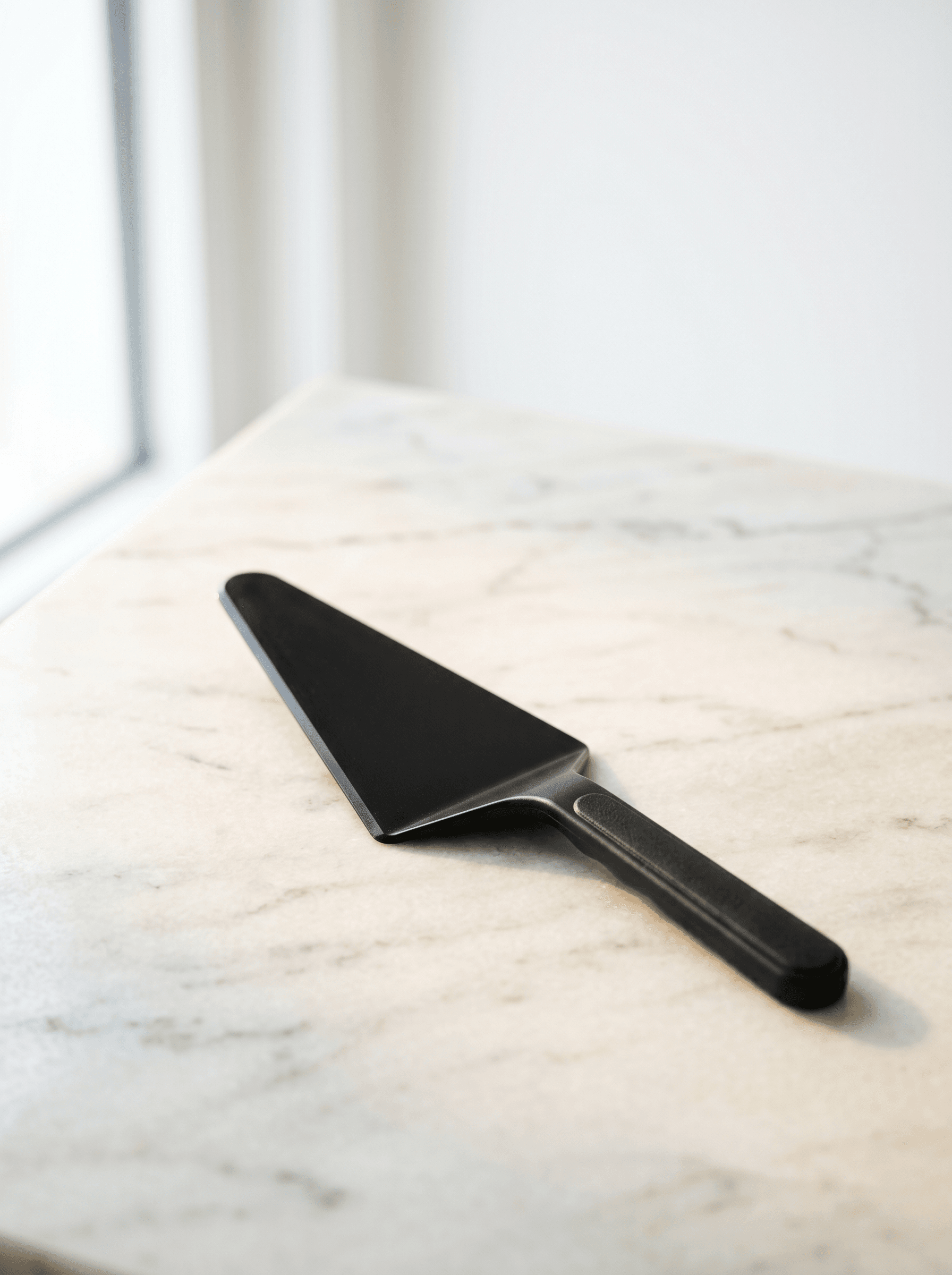 PP plastic triangle cake server spatula