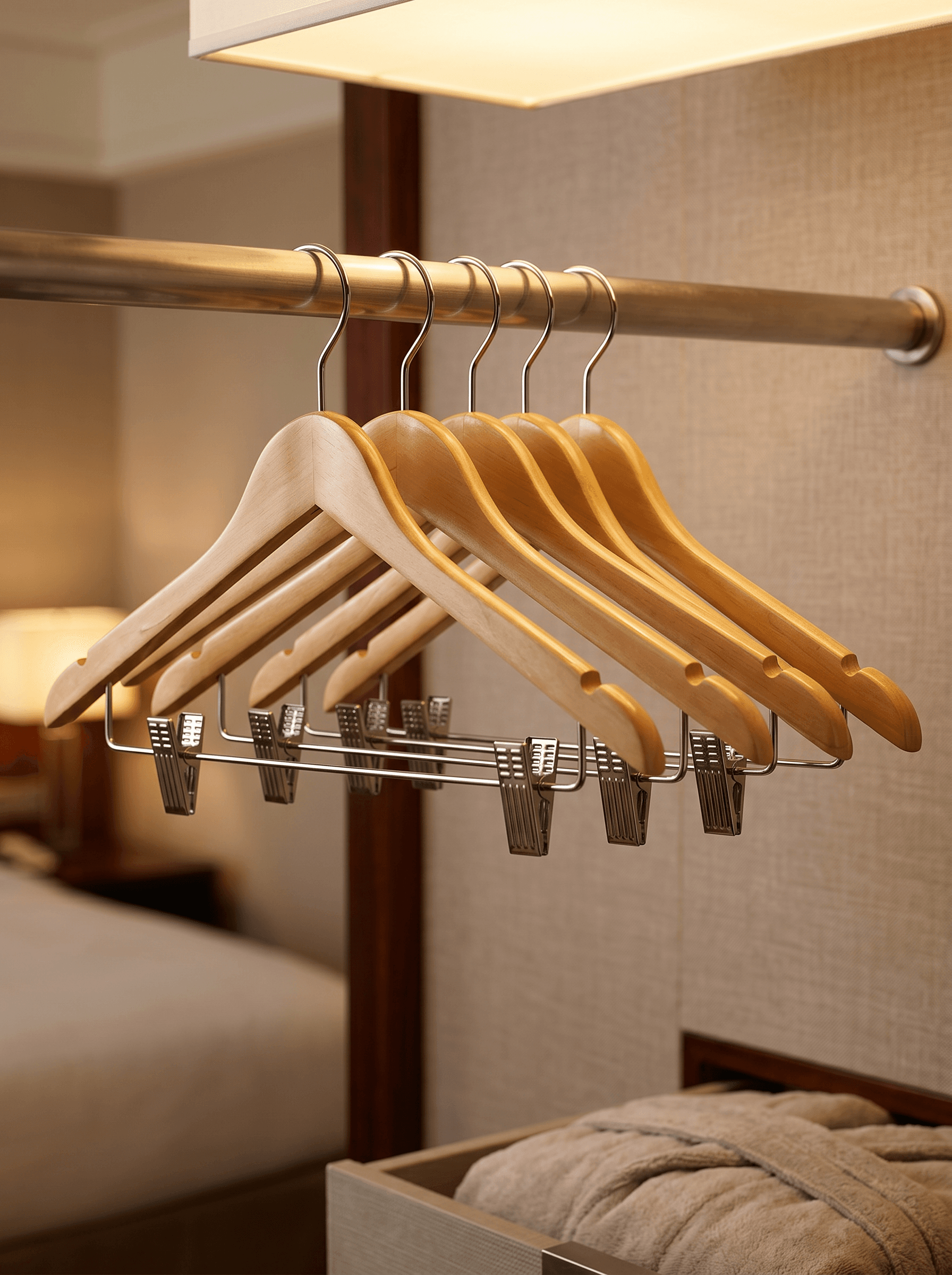Cloth Hangers & Wardrobe Fittings for hotels