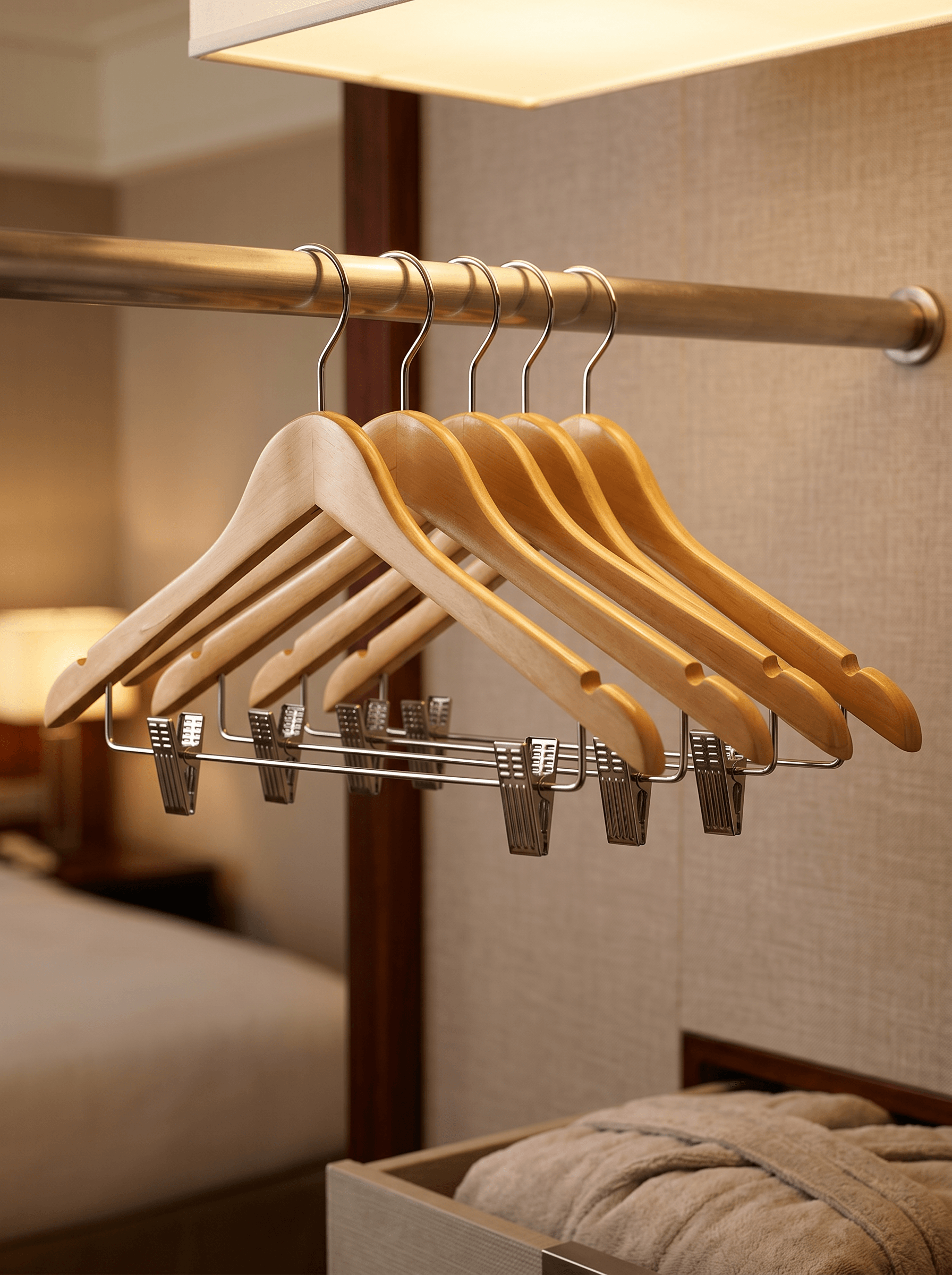 Cloth Hangers & Wardrobe Fittings for hotels