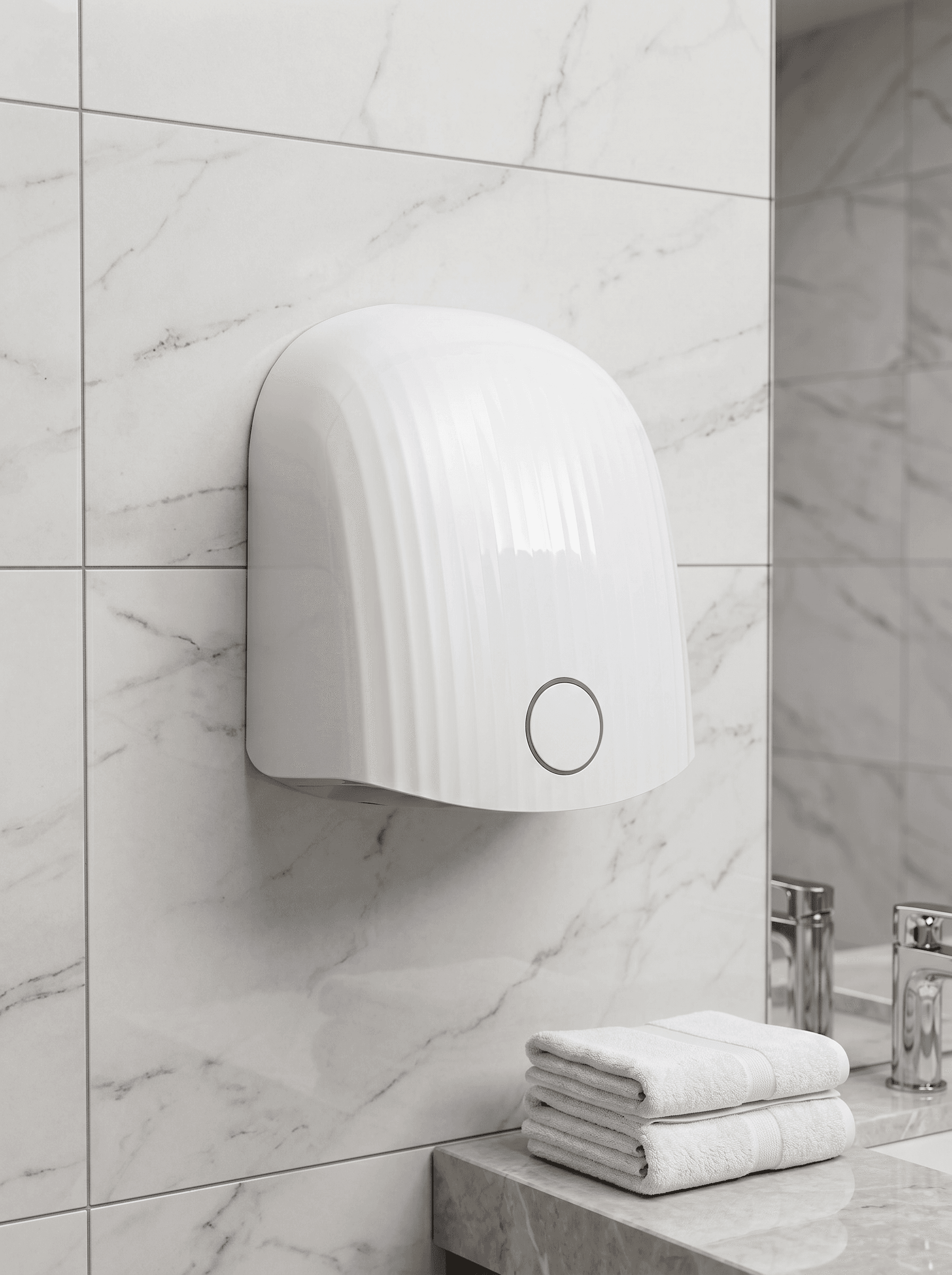ABS Hand Dryer (950W–2000W, Colour Series) for hotels