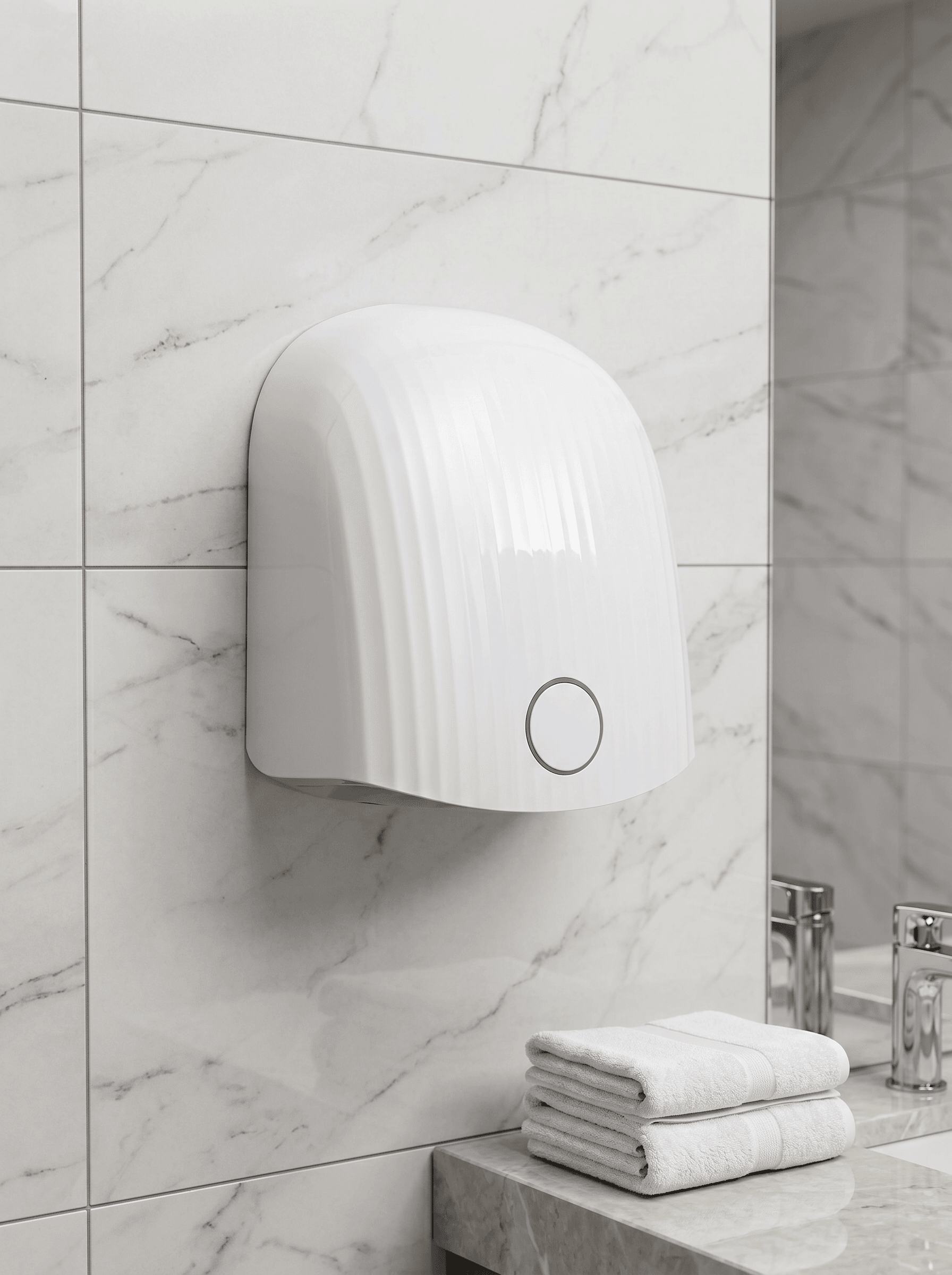 ABS Hand Dryer (950W–2000W, Colour Series) for hotels